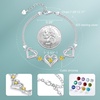image:imageCDE 18K Rose Gold Heart BraceletsBirthstone Jewelry Gifts for WomenRhodium Plating Sterling Silver11Nov