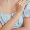 image:imageCDE 18K Rose Gold Heart BraceletsBirthstone Jewelry Gifts for WomenRhodium Plating Sterling Silver12Dec