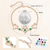 image:imageCDE 18K Rose Gold Heart BraceletsBirthstone Jewelry Gifts for WomenRose Gold Plating Brass05May