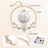 image:imageCDE 18K Rose Gold Heart BraceletsBirthstone Jewelry Gifts for WomenRose Gold Plating Brass12Dec
