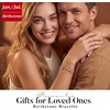 image:imageCDE 18K Rose Gold Heart BraceletsBirthstone Jewelry Gifts for WomenRose Gold Plating Cuban LinkBrass01Jan
