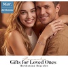 image:imageCDE 18K Rose Gold Heart BraceletsBirthstone Jewelry Gifts for WomenRose Gold Plating Cuban LinkBrass03Mar