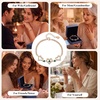 image:imageCDE 18K Rose Gold Heart BraceletsBirthstone Jewelry Gifts for WomenRose Gold Plating Cuban LinkBrass05May