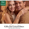 image:imageCDE 18K Rose Gold Heart BraceletsBirthstone Jewelry Gifts for WomenRose Gold Plating Cuban LinkBrass05May