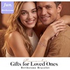 image:imageCDE 18K Rose Gold Heart BraceletsBirthstone Jewelry Gifts for WomenRose Gold Plating Cuban LinkBrass06Jun
