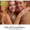 image:imageCDE 18K Rose Gold Heart BraceletsBirthstone Jewelry Gifts for WomenRose Gold Plating Cuban LinkBrass08Aug