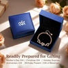 image:imageCDE 18K Rose Gold Heart BraceletsBirthstone Jewelry Gifts for WomenRose Gold Plating Cuban LinkBrass10Oct