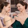 image:imageCDE 18K Rose Gold Heart BraceletsBirthstone Jewelry Gifts for WomenRose Gold Plating Cuban LinkBrass12Dec