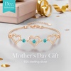 image:imageCDE 18K Rose Gold Heart BraceletsBirthstone Jewelry Gifts for WomenRose Gold Plating Cuban LinkBrass12Dec