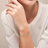 image:imageCDE 18K Rose Gold Heart BraceletsBirthstone Jewelry Gifts for WomenRose Gold Plating Cuban LinkBrass12Dec