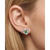 image:imageCDE 18K Rose Gold Heart Stud EarringsBirthstone Jewelry Gifts for Women05MayEmerald Green