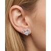 image:imageCDE 18K Rose Gold Heart Stud EarringsBirthstone Jewelry Gifts for Women06JunAlexandrite Light Purple
