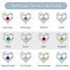 image:imageCDE 18K Rose Gold Heart Stud EarringsBirthstone Jewelry Gifts for Women08AugPeridot Green