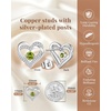 image:imageCDE 18K Rose Gold Heart Stud EarringsBirthstone Jewelry Gifts for Women08AugPeridot Green