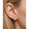 image:imageCDE 18K Rose Gold Heart Stud EarringsBirthstone Jewelry Gifts for Women10OctVintage Pink