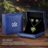 image:imageCDE Angle Wings Heart Pendant Necklace and Earrings Jewelry Gift for WomenBlackColorful Zircon Birthstone