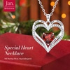 image:imageCDE Birthstone Necklaces for Women 925 Sterling Silver Forever Love Heart Pendant Necklace Birthday Jewelry Gift for Wife Mom Girlfriend HerSilver01January