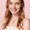 image:imageCDE Christmas Gift for women Cute Unicorn Birthstone Necklace for Girls Daughter 925 Sterling Silver Opal Heart Pendant Graduation Birthday Christmas Jewelry Gift for Teenage Girls Niece02Feb Amethsy Purple