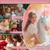 image:imageCDE Christmas Gift for women Cute Unicorn Birthstone Necklace for Girls Daughter 925 Sterling Silver Opal Heart Pendant Graduation Birthday Christmas Jewelry Gift for Teenage Girls Niece05MayOpal