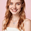 image:imageCDE Christmas Gift for women Cute Unicorn Birthstone Necklace for Girls Daughter 925 Sterling Silver Opal Heart Pendant Graduation Birthday Christmas Jewelry Gift for Teenage Girls Niece06June Alexandrite Light Purple