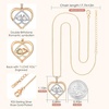 image:imageCDE Double Birthstone Rose Gold Pendant Necklace Gift for WomenWhiteWhite0404Birthstone