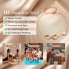image:imageCDE Initial Heart Infinity Bracelets for Women Adjustable Dainty Letter Alphabet Charm Jewelry Birthday Gifts for Women Her Girlfriend Mom Wife05E