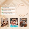 image:imageCDE Initial Heart Infinity Bracelets for Women Adjustable Dainty Letter Alphabet Charm Jewelry Birthday Gifts for Women Her Girlfriend Mom Wife08H