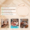 image:imageCDE Initial Heart Infinity Bracelets for Women Adjustable Dainty Letter Alphabet Charm Jewelry Birthday Gifts for Women Her Girlfriend Mom Wife15O