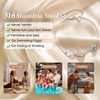 image:imageCDE Initial Heart Infinity Bracelets for Women Adjustable Dainty Letter Alphabet Charm Jewelry Birthday Gifts for Women Her Girlfriend Mom Wife20T