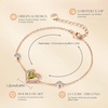 image:imageCDE Love Heart Bracelets for Women 925 Sterling Silver with Birthstone Zirconia Birthday Anniversary Charm Link Chain Bracelet Jewelry Gift for Wife Girlfriend HerRose Gold08AugHeart Zircon