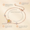 image:imageCDE Love Heart Bracelets for Women 925 Sterling Silver with Birthstone Zirconia Birthday Anniversary Charm Link Chain Bracelet Jewelry Gift for Wife Girlfriend HerRose Gold11NovHeart Zircon