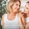 image:imageCDE Rose Gold Heart Birthstone Necklace Hypoallergenic Jewelry GiftsI Love You Mom01JanuaryJulyRuby Garnet Red