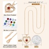image:imageCDE Rose Gold Heart Birthstone Necklace Hypoallergenic Jewelry GiftsI Love You Mom01JanuaryJulyRuby Garnet Red