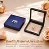 image:imageCDE Rose Gold Heart Birthstone Necklace Hypoallergenic Jewelry GiftsI Love You Mom01JanuaryJulyRuby Garnet Red
