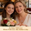 image:imageCDE Rose Gold Heart Birthstone Necklace Hypoallergenic Jewelry GiftsI Love You Mom02FebruaryAmethyst Purple