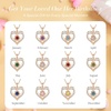 image:imageCDE Rose Gold Heart Birthstone Necklace Hypoallergenic Jewelry GiftsI Love You Mom05MayEmerald Green