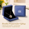 image:imageCDE Rose Gold Heart Birthstone Necklace Hypoallergenic Jewelry GiftsI Love You Mom11NovemberCitrine Yellow