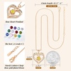 image:imageCDE Rose Gold Heart Birthstone Necklace Hypoallergenic Jewelry GiftsI Love You Mom11SeptemberNovemberCitrine Yellow