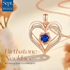 image:imageCDE Rose Gold Heart Birthstone Necklace Hypoallergenic Jewelry GiftsRose Gold Plated09SeptemberSapphire Royal Blue