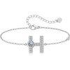 image:imageMothers Day Gifts Initial Bracelets for Women AZ Letter Bracelet Dainty Adjustable Charm Bracelet Personalized Charm Alphabet Jewelry Gifts for Mom Girlfriend Wife Birthday Christmas Valentines Day AnniversaryH