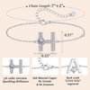 image:imageMothers Day Gifts Initial Bracelets for Women AZ Letter Bracelet Dainty Adjustable Charm Bracelet Personalized Charm Alphabet Jewelry Gifts for Mom Girlfriend Wife Birthday Christmas Valentines Day AnniversaryH