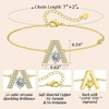 image:imageMothers Day Gifts Initial Bracelets for Women AZ Letter Bracelet Dainty Adjustable Charm Bracelet Personalized Charm Alphabet Jewelry Gifts for Mom Girlfriend Wife Birthday Christmas Valentines Day AnniversaryA