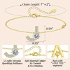 image:imageMothers Day Gifts Initial Bracelets for Women AZ Letter Bracelet Dainty Adjustable Charm Bracelet Personalized Charm Alphabet Jewelry Gifts for Mom Girlfriend Wife Birthday Christmas Valentines Day AnniversaryJ