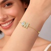 image:imageMothers Day Gifts Initial Bracelets for Women AZ Letter Bracelet Dainty Adjustable Charm Bracelet Personalized Charm Alphabet Jewelry Gifts for Mom Girlfriend Wife Birthday Christmas Valentines Day AnniversaryM