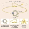 image:imageMothers Day Gifts Initial Bracelets for Women AZ Letter Bracelet Dainty Adjustable Charm Bracelet Personalized Charm Alphabet Jewelry Gifts for Mom Girlfriend Wife Birthday Christmas Valentines Day AnniversaryQ