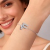 image:imageMothers Day Gifts Initial Bracelets for Women AZ Letter Bracelet Dainty Adjustable Charm Bracelet Personalized Charm Alphabet Jewelry Gifts for Mom Girlfriend Wife Birthday Christmas Valentines Day AnniversaryF