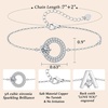 image:imageMothers Day Gifts Initial Bracelets for Women AZ Letter Bracelet Dainty Adjustable Charm Bracelet Personalized Charm Alphabet Jewelry Gifts for Mom Girlfriend Wife Birthday Christmas Valentines Day AnniversaryO