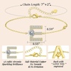 image:imageMothers Day Gifts Initial Bracelets for Women AZ Letter Bracelet Dainty Adjustable Charm Bracelet Personalized Charm Alphabet Jewelry Gifts for Mom Girlfriend Wife Birthday Christmas Valentines Day AnniversaryE
