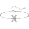 image:imageMothers Day Gifts Initial Bracelets for Women AZ Letter Bracelet Dainty Adjustable Charm Bracelet Personalized Charm Alphabet Jewelry Gifts for Mom Girlfriend Wife Birthday Christmas Valentines Day AnniversaryX