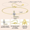 image:imageMothers Day Gifts Initial Bracelets for Women AZ Letter Bracelet Dainty Adjustable Charm Bracelet Personalized Charm Alphabet Jewelry Gifts for Mom Girlfriend Wife Birthday Christmas Valentines Day AnniversaryL